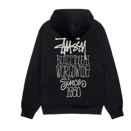 Felpa Con Cappuccio Stussy Nera