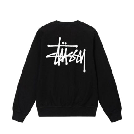 Sweatshirt Stussy Nera Streetwear